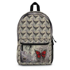 Red Butterfly Grunge | Backpack