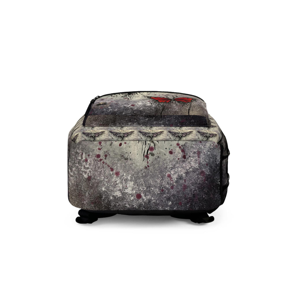 Red Butterfly Grunge | Backpack