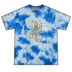 Crystal Octopus Tie-Dye T-Shirt | Rhinestone Sea Creature Tee