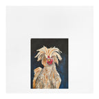 Scruffy Crested Chicken Tea Towel | Rooster Art, Farmhouse Kitchen