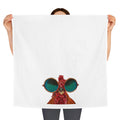 Rooster with Sunglasses Tea Towel | Funny Farm Kitchen Decor