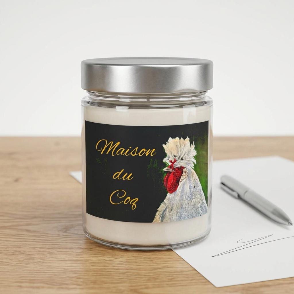 Maison du Coq Rooster Illustration Candle | Soy Wax Jar 9oz
