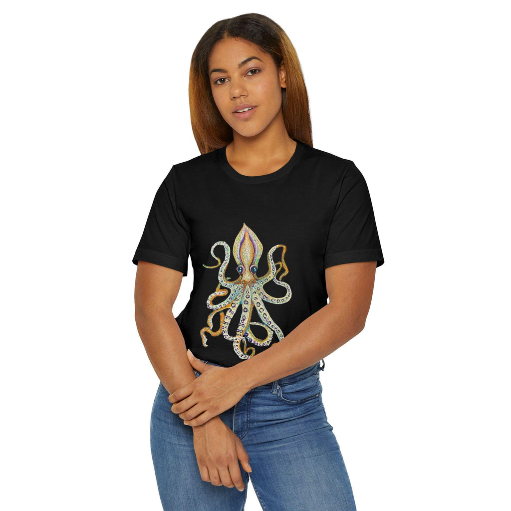 Vintage Octopus Illustration T-Shirt | Nautical Sea Life Tee