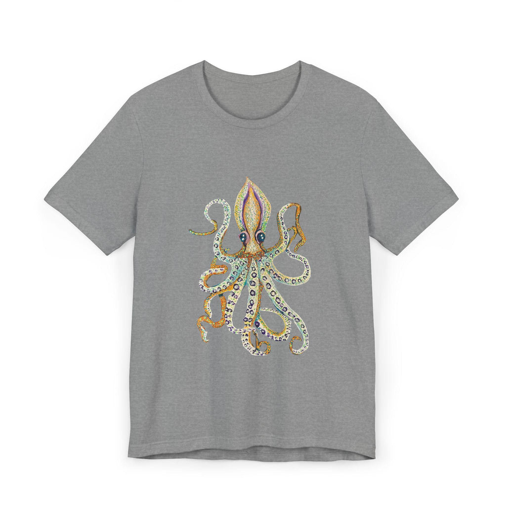 Vintage Octopus Illustration T-Shirt | Nautical Sea Life Tee