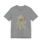Vintage Octopus Illustration T-Shirt | Nautical Sea Life Tee