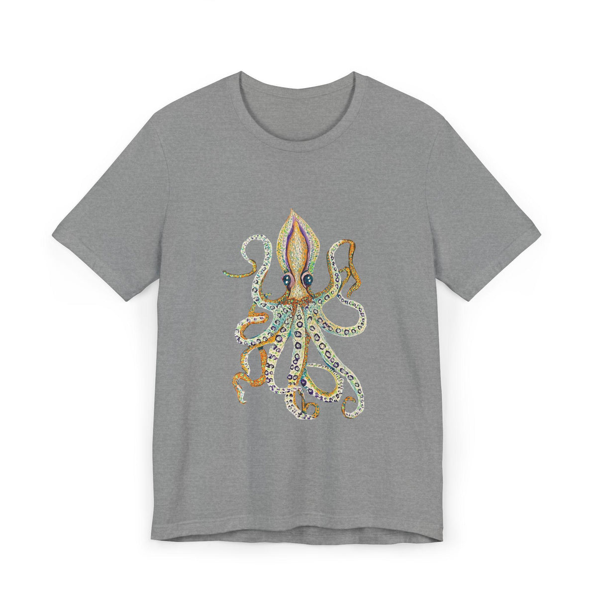 Vintage Octopus Illustration T-Shirt | Nautical Sea Life Tee