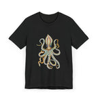 Vintage Octopus Illustration T-Shirt | Nautical Sea Life Tee
