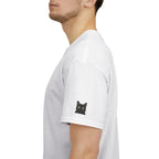 Ghost Holding Cat Tee | Cute Halloween Ghost, Coffee and Black Cat Illustration