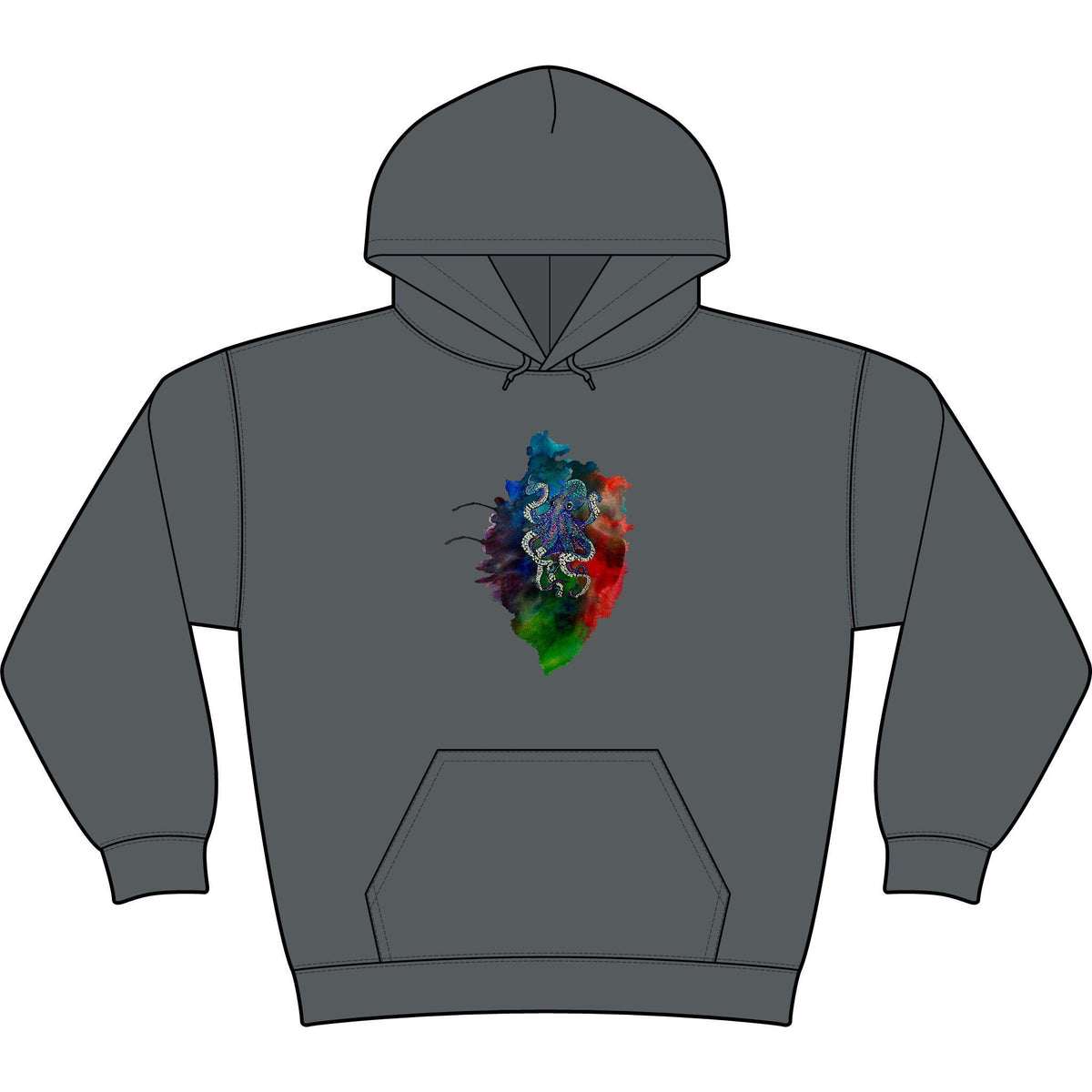 Sport-Wick CamoHex Fleece Hooded Pullover