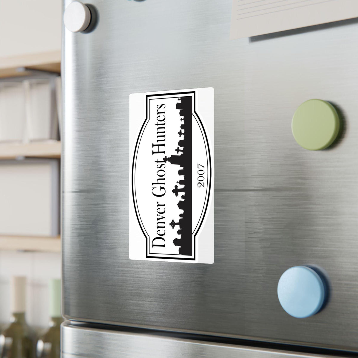Denver Ghost Hunters skyline decal Kiss-Cut Vinyl Decal | paranormal sticker