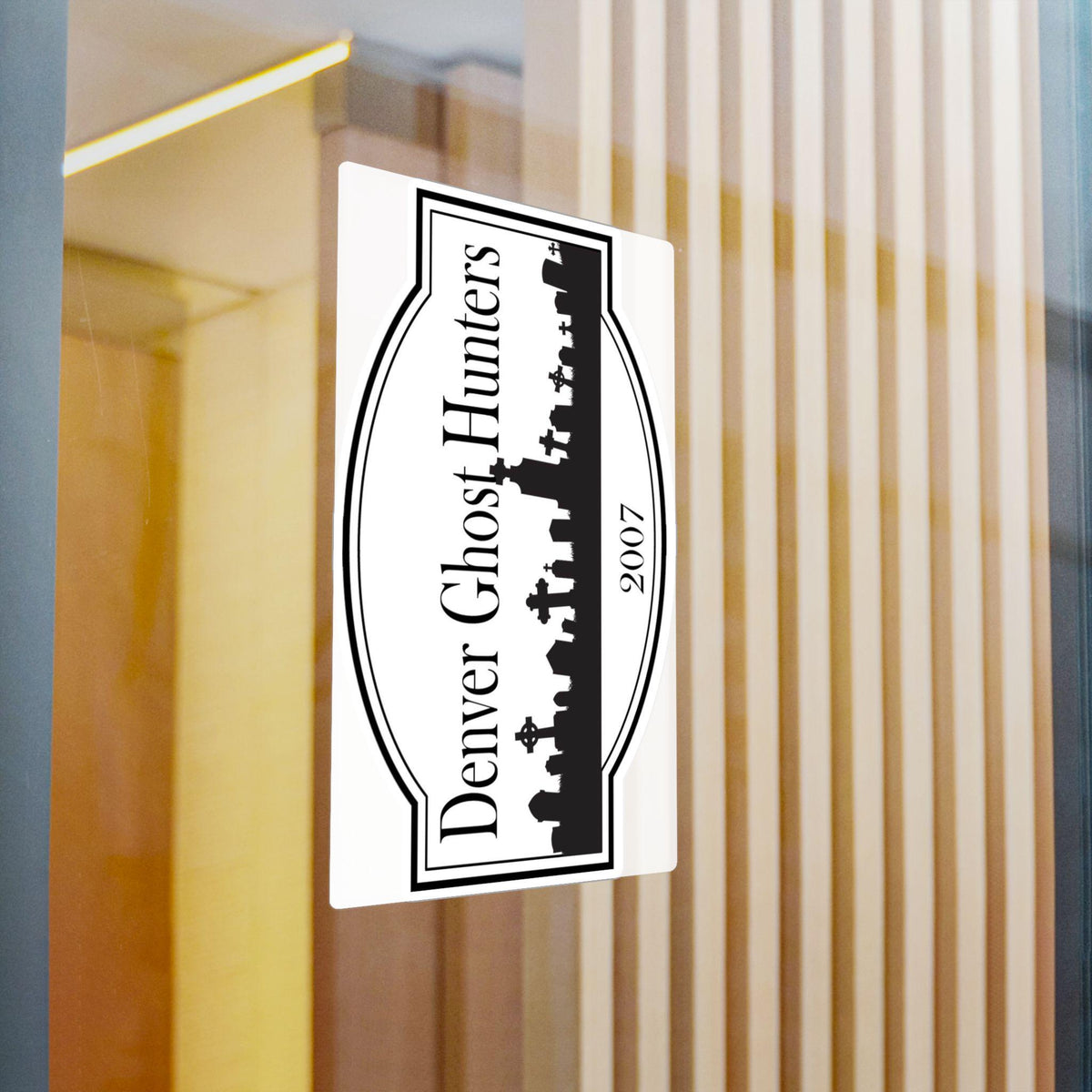 Denver Ghost Hunters skyline decal Kiss-Cut Vinyl Decal | paranormal sticker