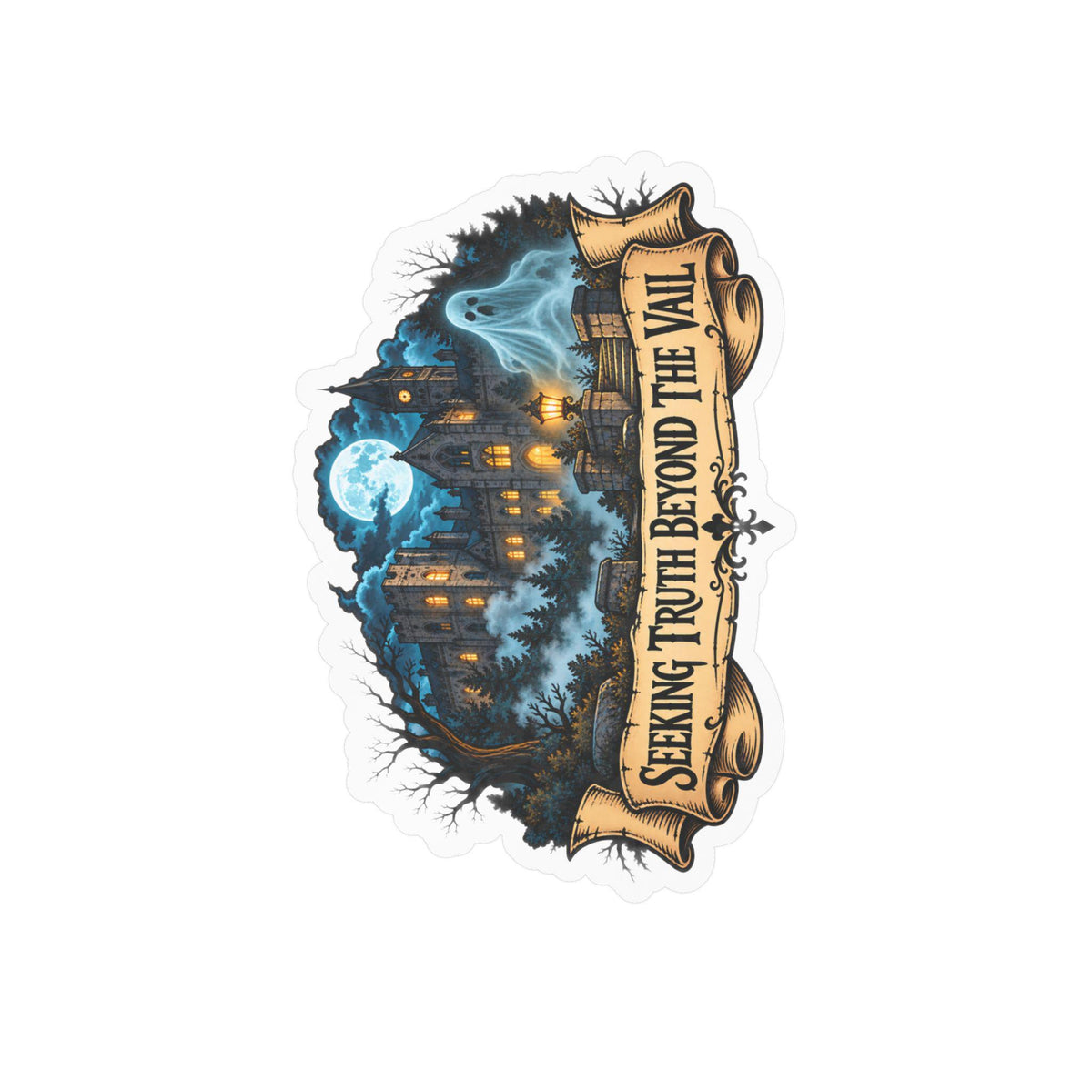 Seeking Truth Beyond the Veil Vinyl Sticker