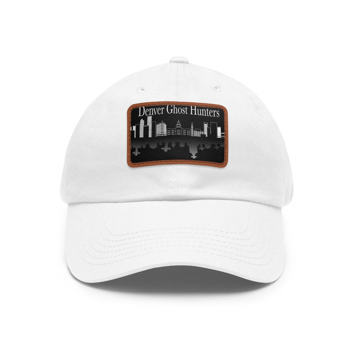 Denver Ghost Hunters Hat | Leather Patch Dad Hat