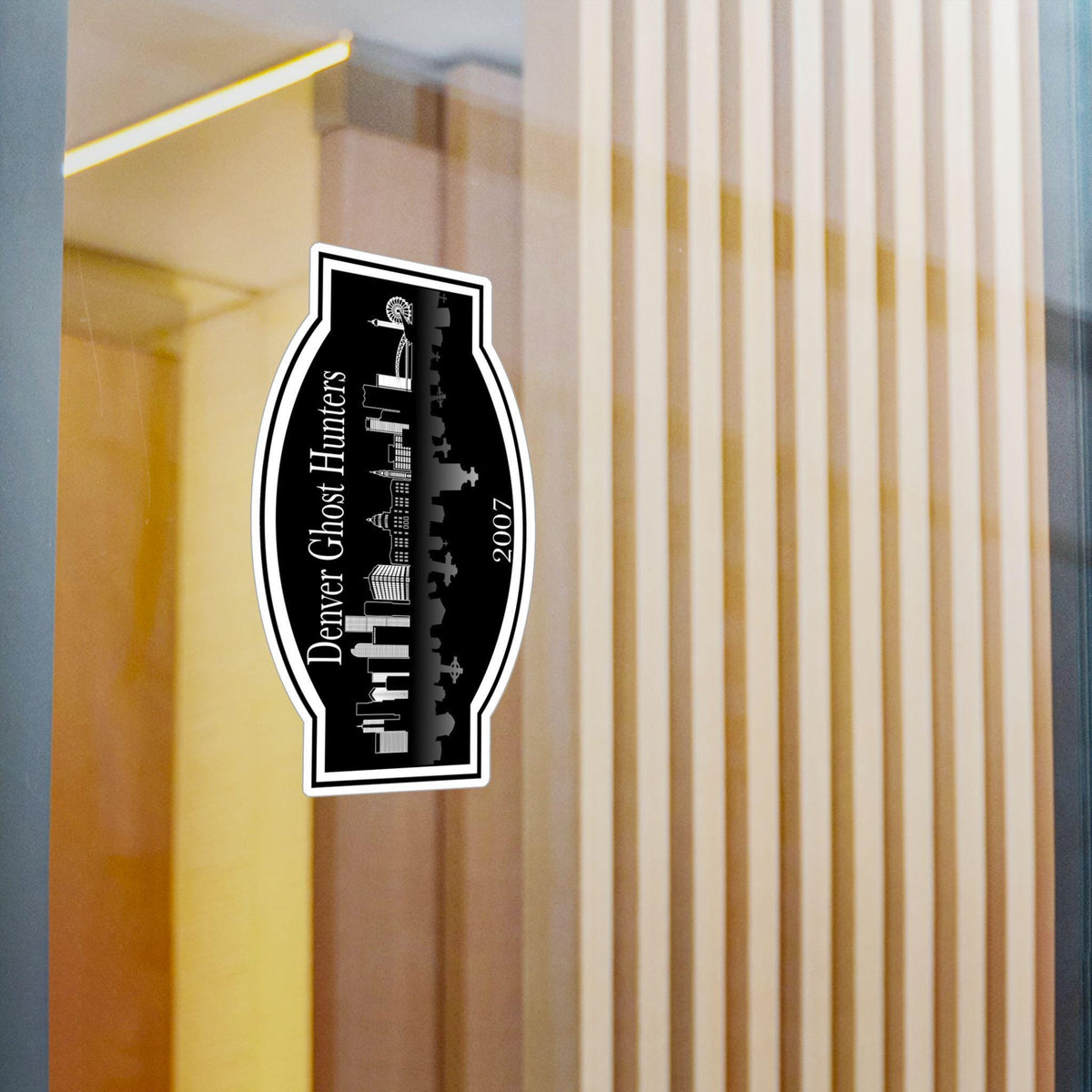 Denver Ghost Hunters skyline sticker Kiss-Cut Vinyl Decal | 2007