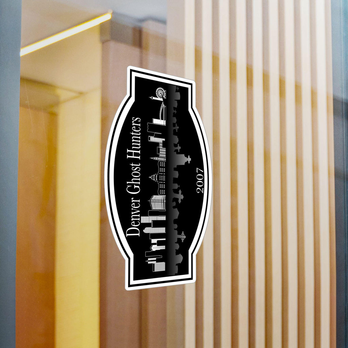 Denver Ghost Hunters skyline sticker Kiss-Cut Vinyl Decal | 2007