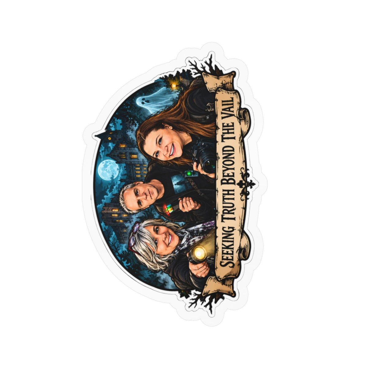 Seeking Truth Beyond the Veil Vinyl Sticker