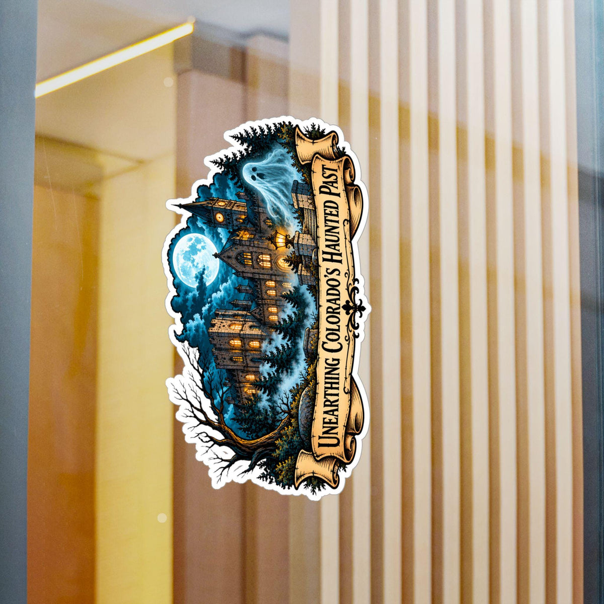 Unearthing Colorado's Haunted Past Kiss-Cut Vinyl Decal