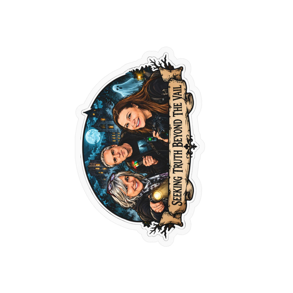 Seeking Truth Beyond the Veil Vinyl Sticker