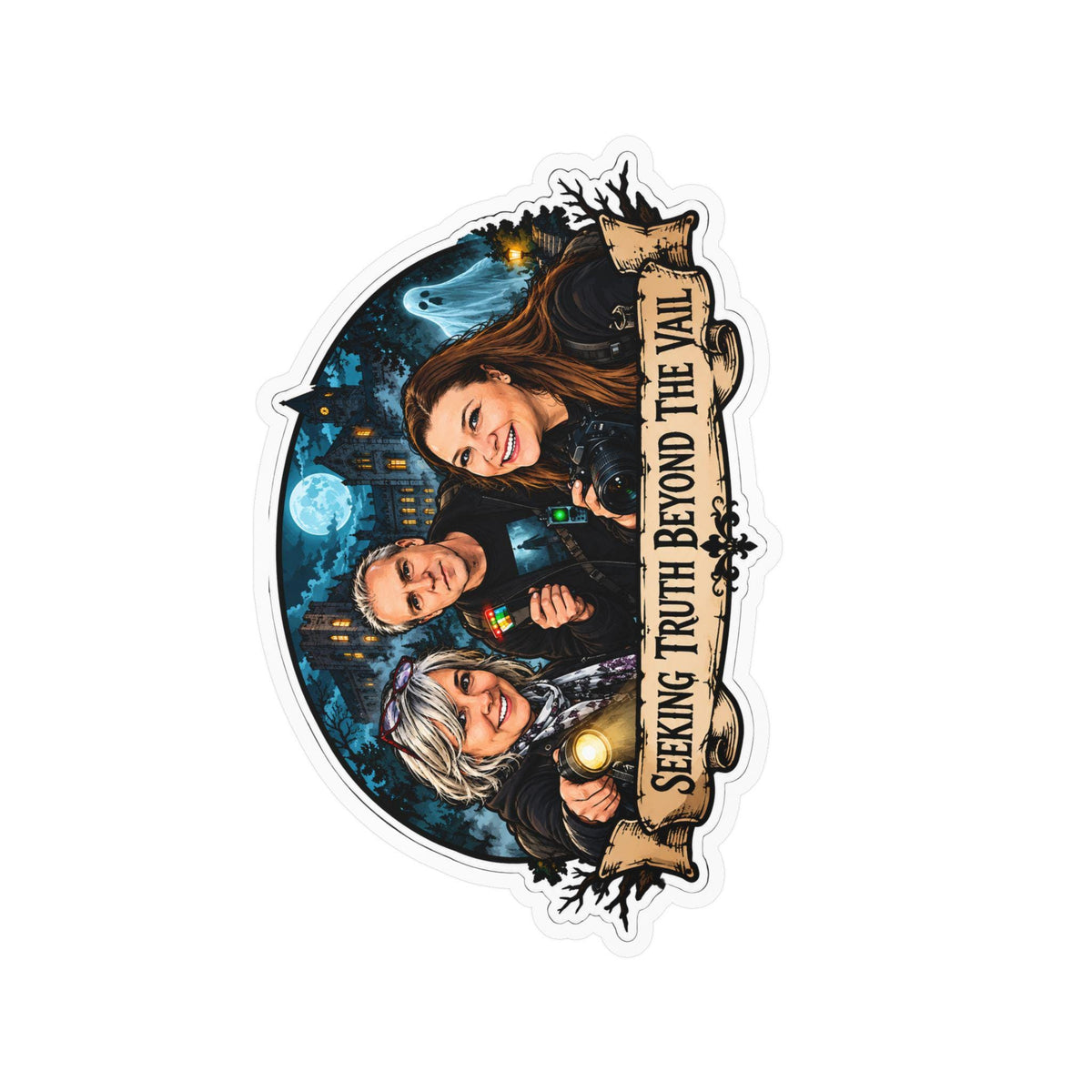 Seeking Truth Beyond the Veil Vinyl Sticker