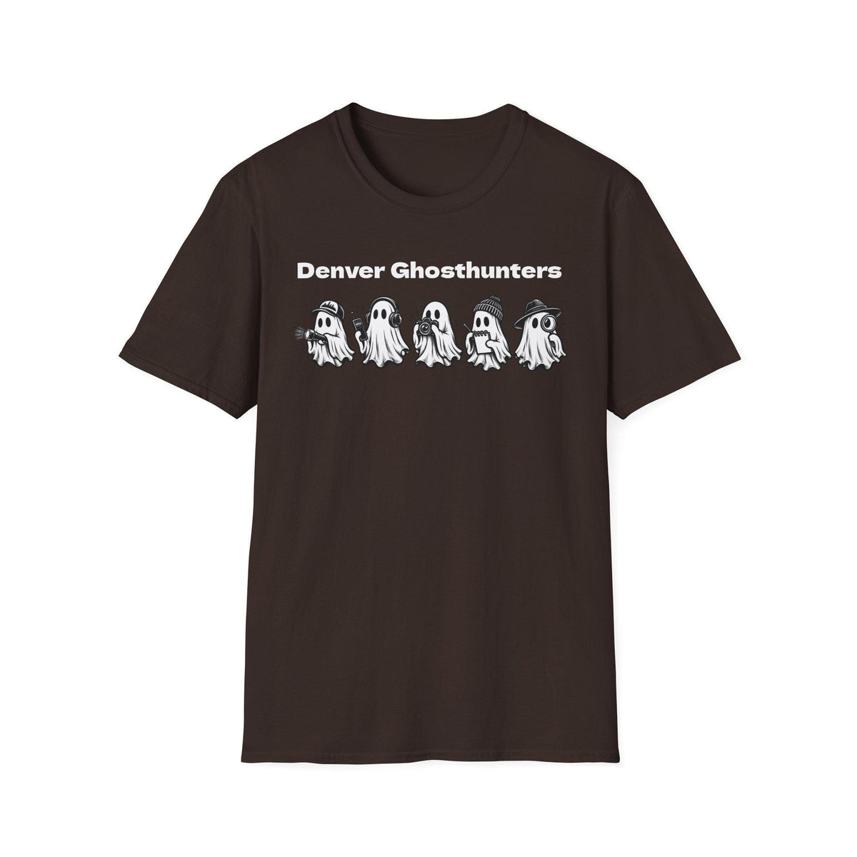 Denver Ghosthunters T-Shirt | Playful Ghosts, Colorado Spirits (100% Cotton)