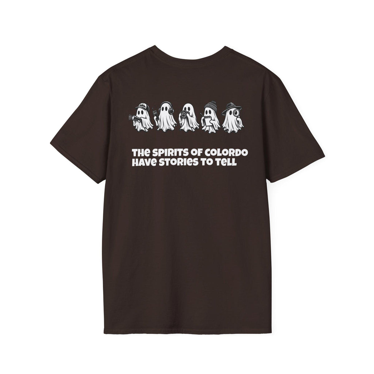 Denver Ghosthunters T-Shirt | Playful Ghosts, Colorado Spirits (100% Cotton)