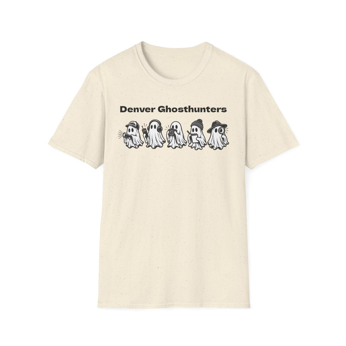 Denver Ghosthunters T-Shirt | Playful Ghosts, Colorado Spirits (100% Cotton)