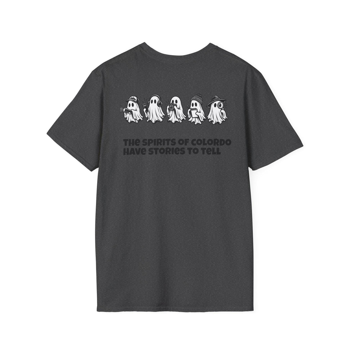 Denver Ghosthunters T-Shirt | Playful Ghosts, Colorado Spirits (100% Cotton)