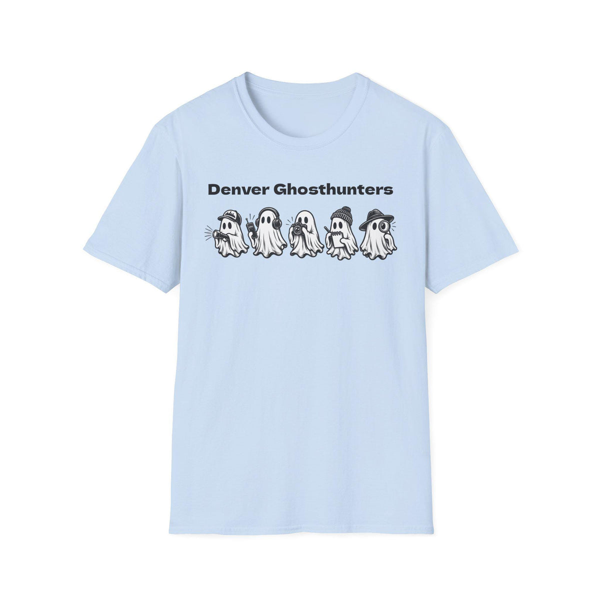 Denver Ghosthunters T-Shirt | Playful Ghosts, Colorado Spirits (100% Cotton)