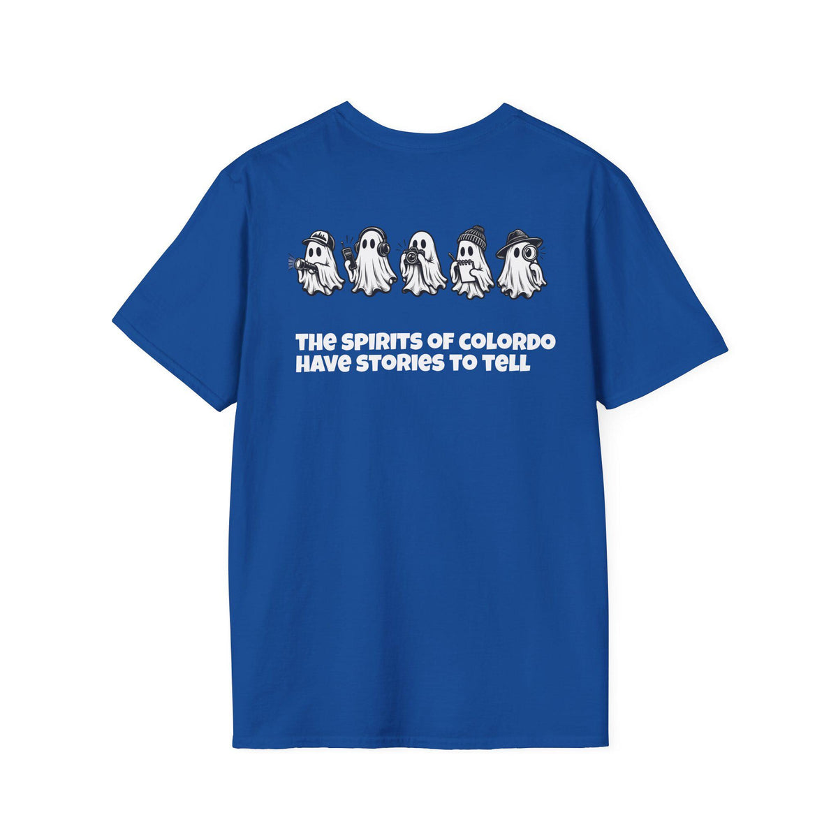 Denver Ghosthunters T-Shirt | Playful Ghosts, Colorado Spirits (100% Cotton)