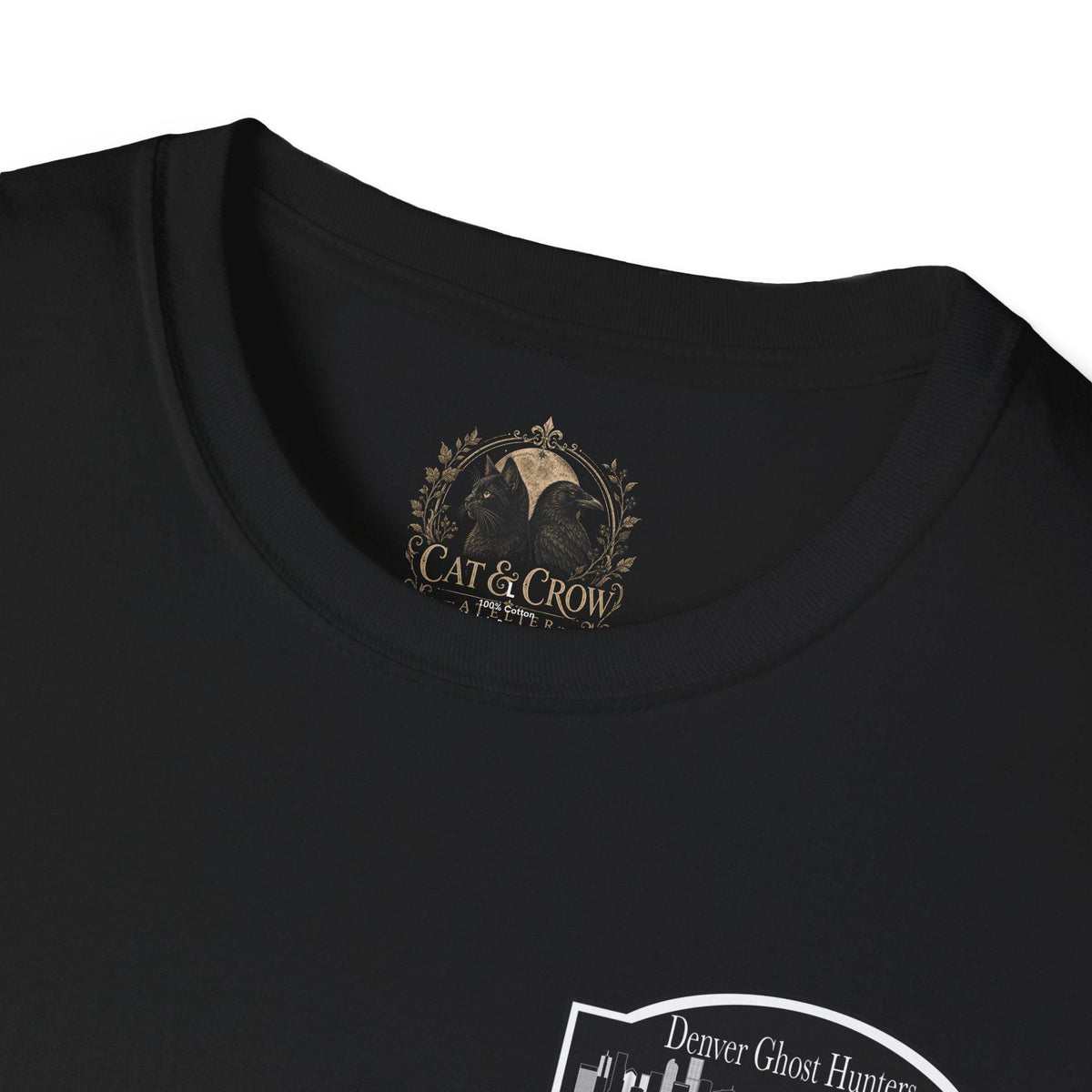 Denver Ghost Hunters Ghost Hunting Tour 2026 T-Shirt | Haunted Mansion Illustration