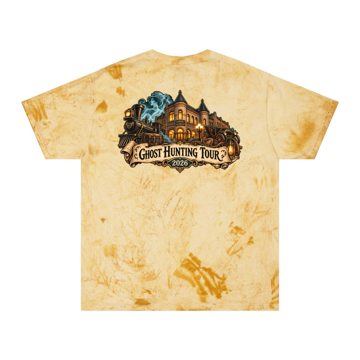 Denver Ghost Hunters Ghost Hunting Tour 2026 T-Shirt | Haunted House Train Design