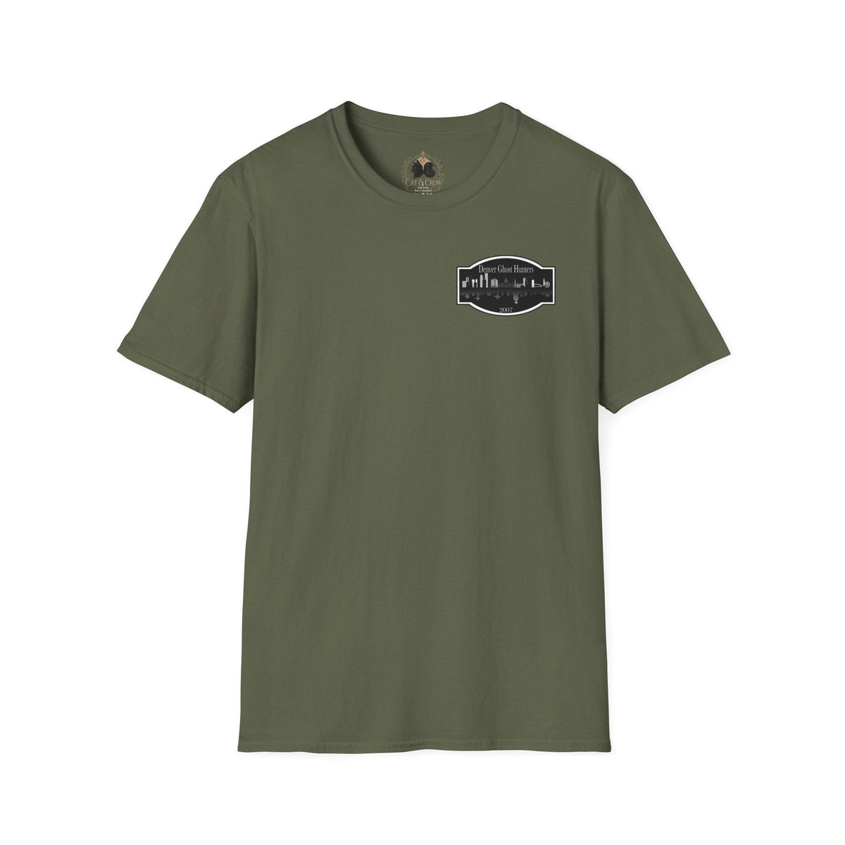 Denver Ghost Hunters Ghost Hunting Tour 2026 T-Shirt | Haunted Mansion Illustration