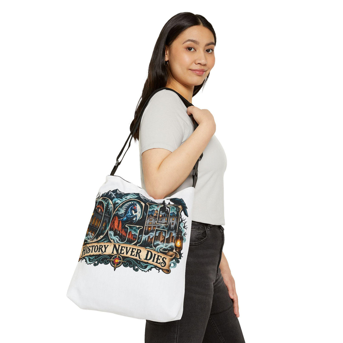 Denver ghost hunters Adjustable Tote Bag (AOP)