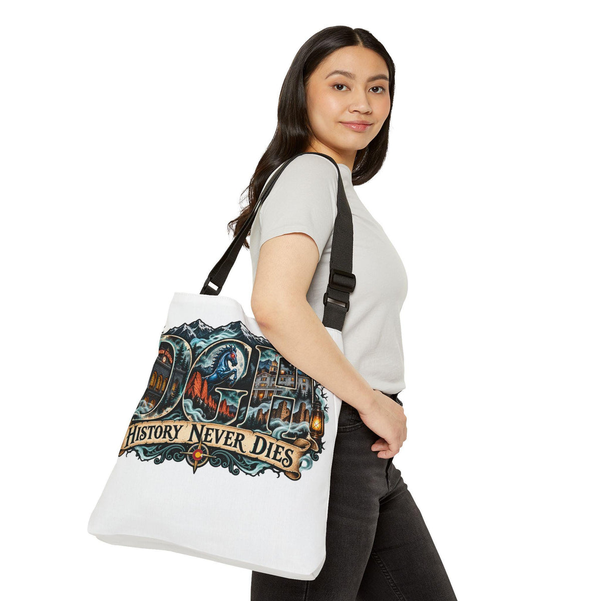 Denver ghost hunters Adjustable Tote Bag (AOP)