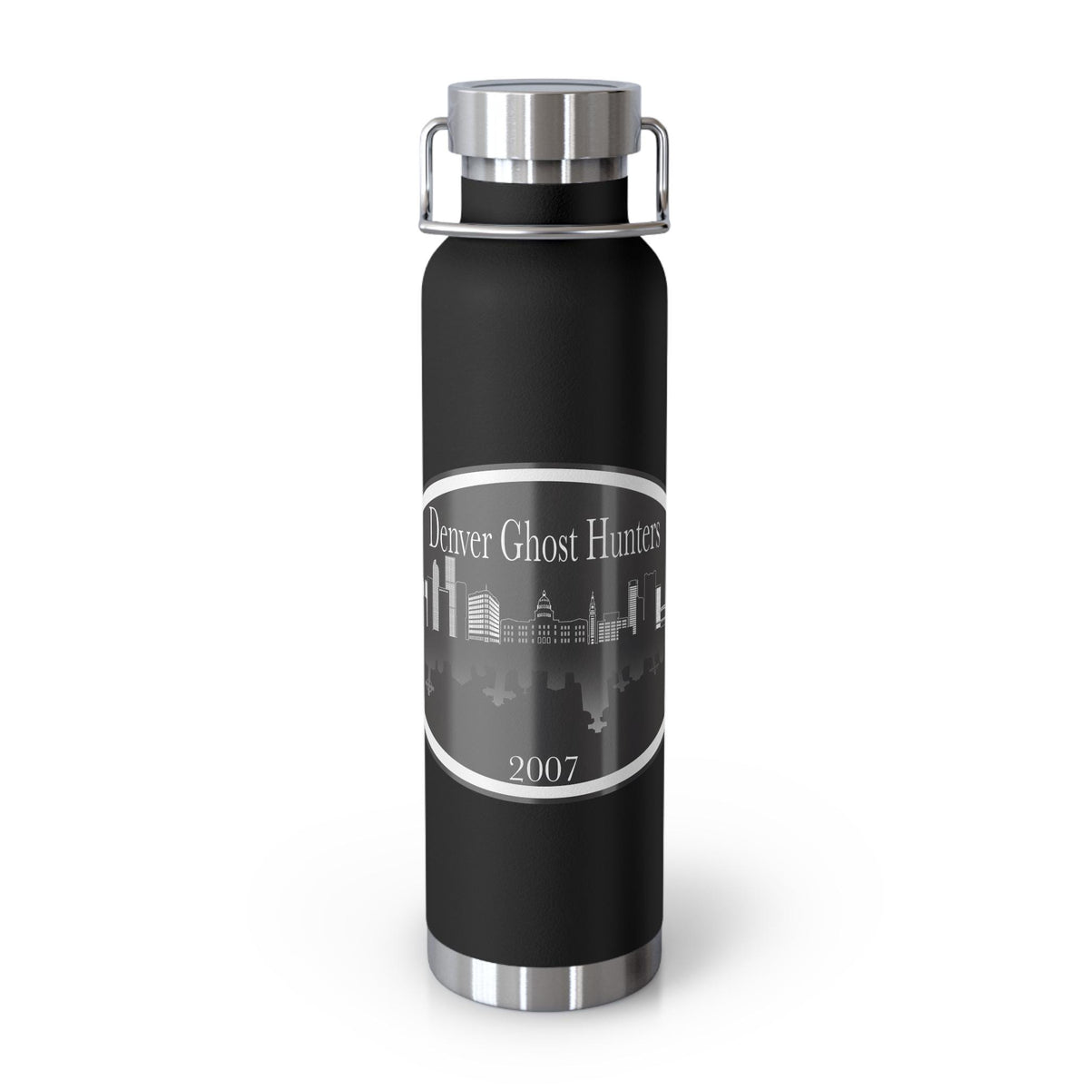 Denver Ghost Hunters logo Bottle | 22oz Copper Vacuum Insulated