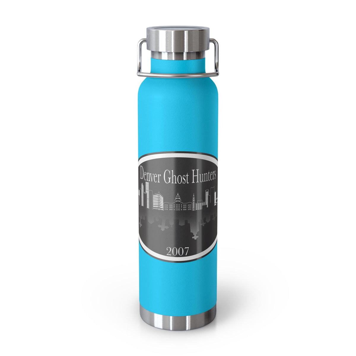 Denver Ghost Hunters logo Bottle | 22oz Copper Vacuum Insulated