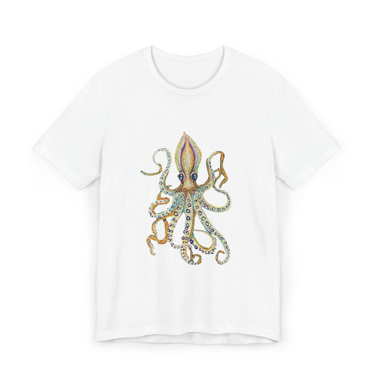 Vintage Octopus Illustration T-Shirt | Nautical Sea Life Tee