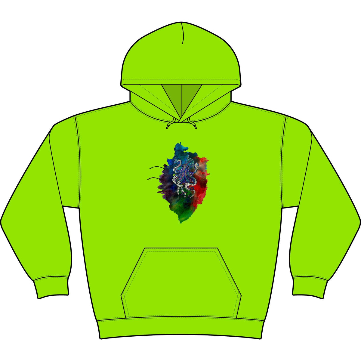 Sport-Wick CamoHex Fleece Hooded Pullover
