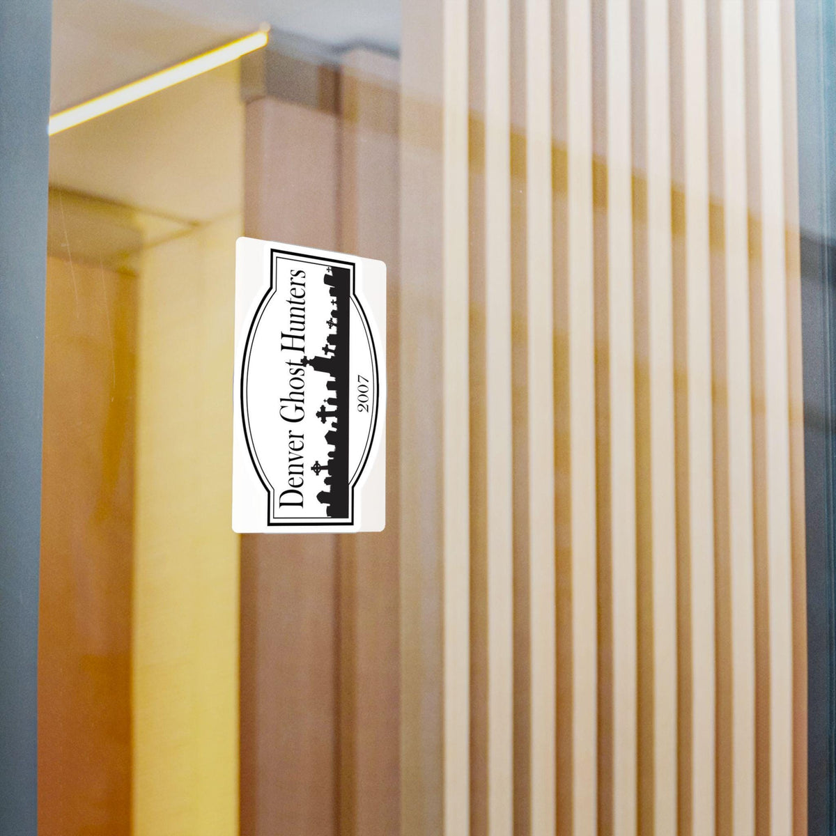 Denver Ghost Hunters skyline decal Kiss-Cut Vinyl Decal | paranormal sticker