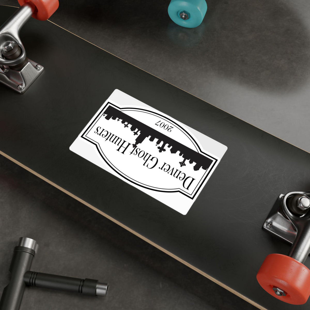 Denver Ghost Hunters skyline decal Kiss-Cut Vinyl Decal | paranormal sticker