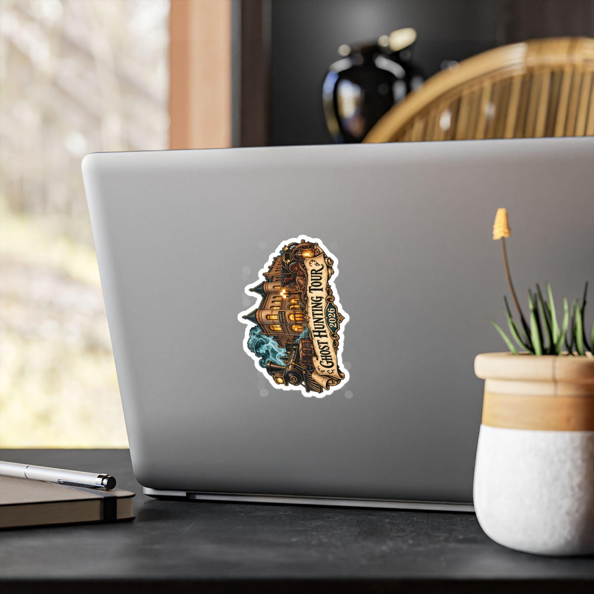 Ghost Hunting Tour 2026 Sticker | Kiss-Cut Vinyl Decal