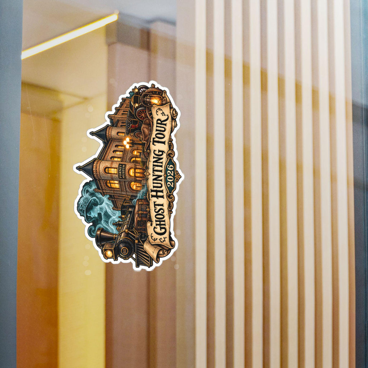 Ghost Hunting Tour 2026 Sticker | Kiss-Cut Vinyl Decal