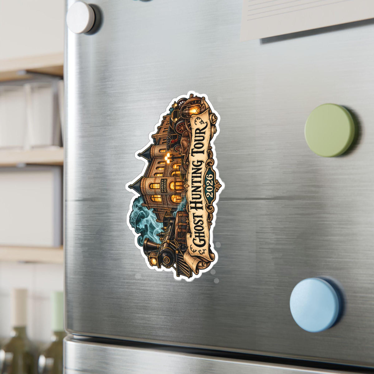 Ghost Hunting Tour 2026 Sticker | Kiss-Cut Vinyl Decal