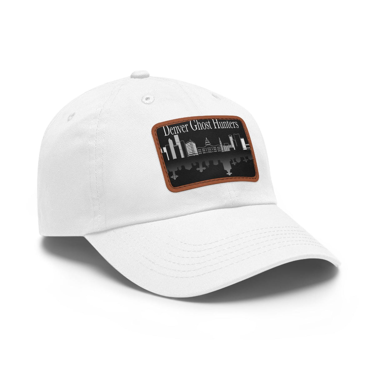 Denver Ghost Hunters Hat | Leather Patch Dad Hat
