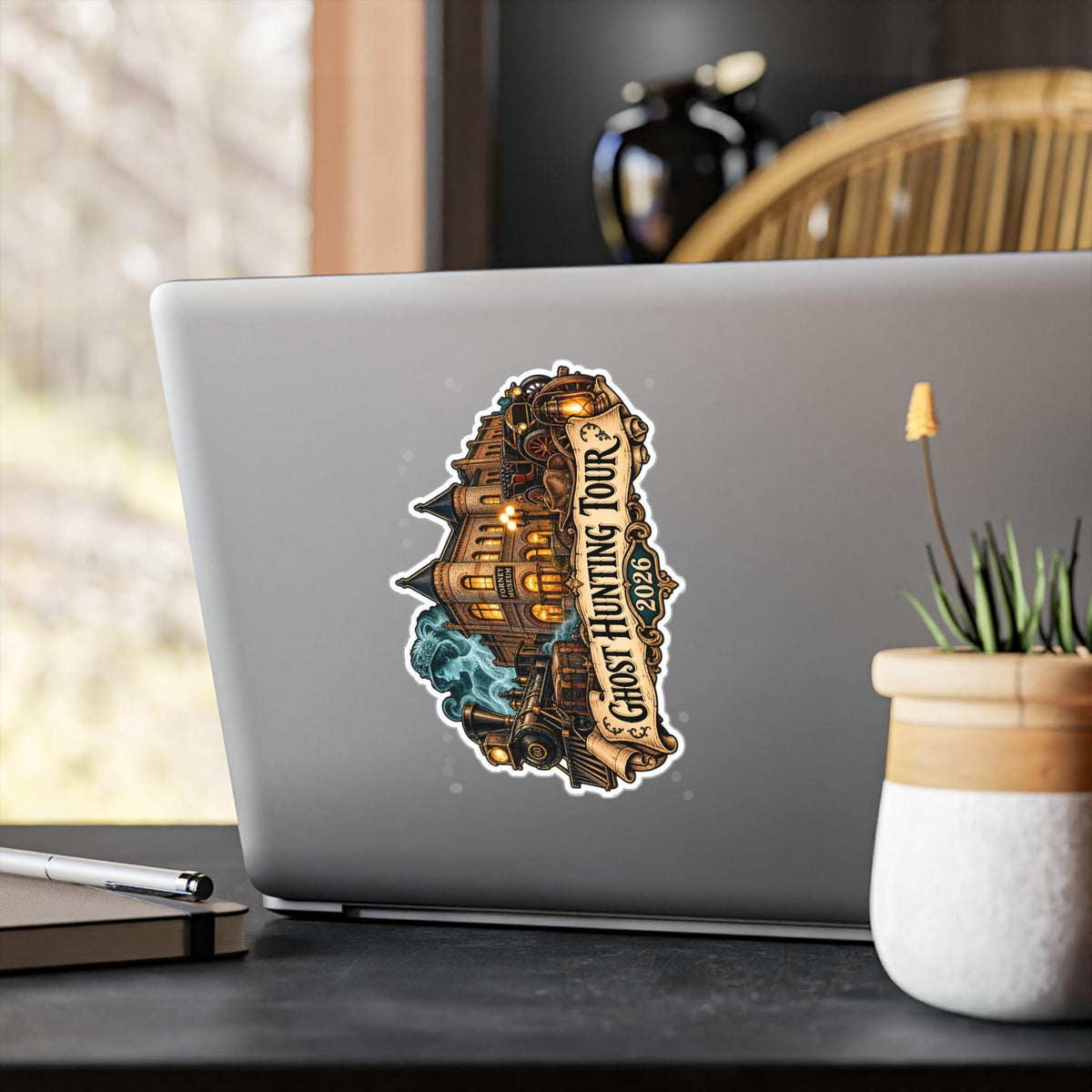 Ghost Hunting Tour 2026 Sticker | Kiss-Cut Vinyl Decal