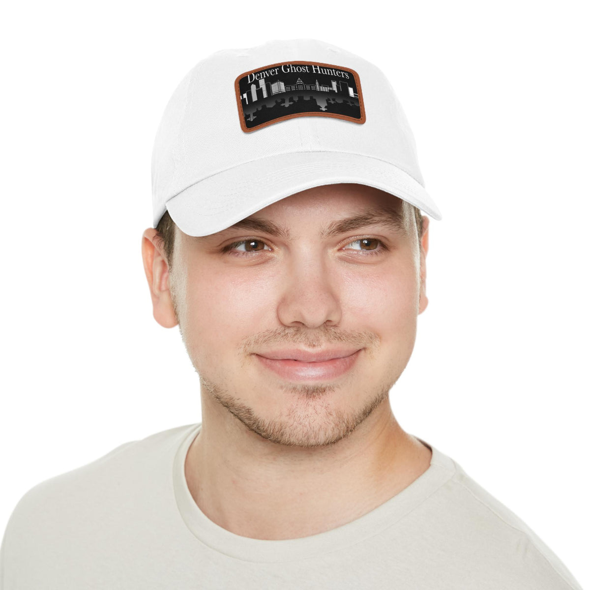 Denver Ghost Hunters Hat | Leather Patch Dad Hat