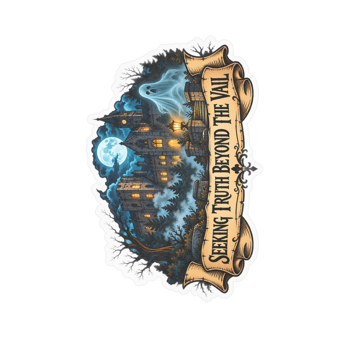 Seeking Truth Beyond the Veil Vinyl Sticker