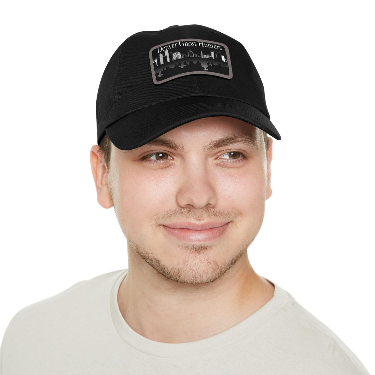 Denver Ghost Hunters Hat | Leather Patch Dad Hat