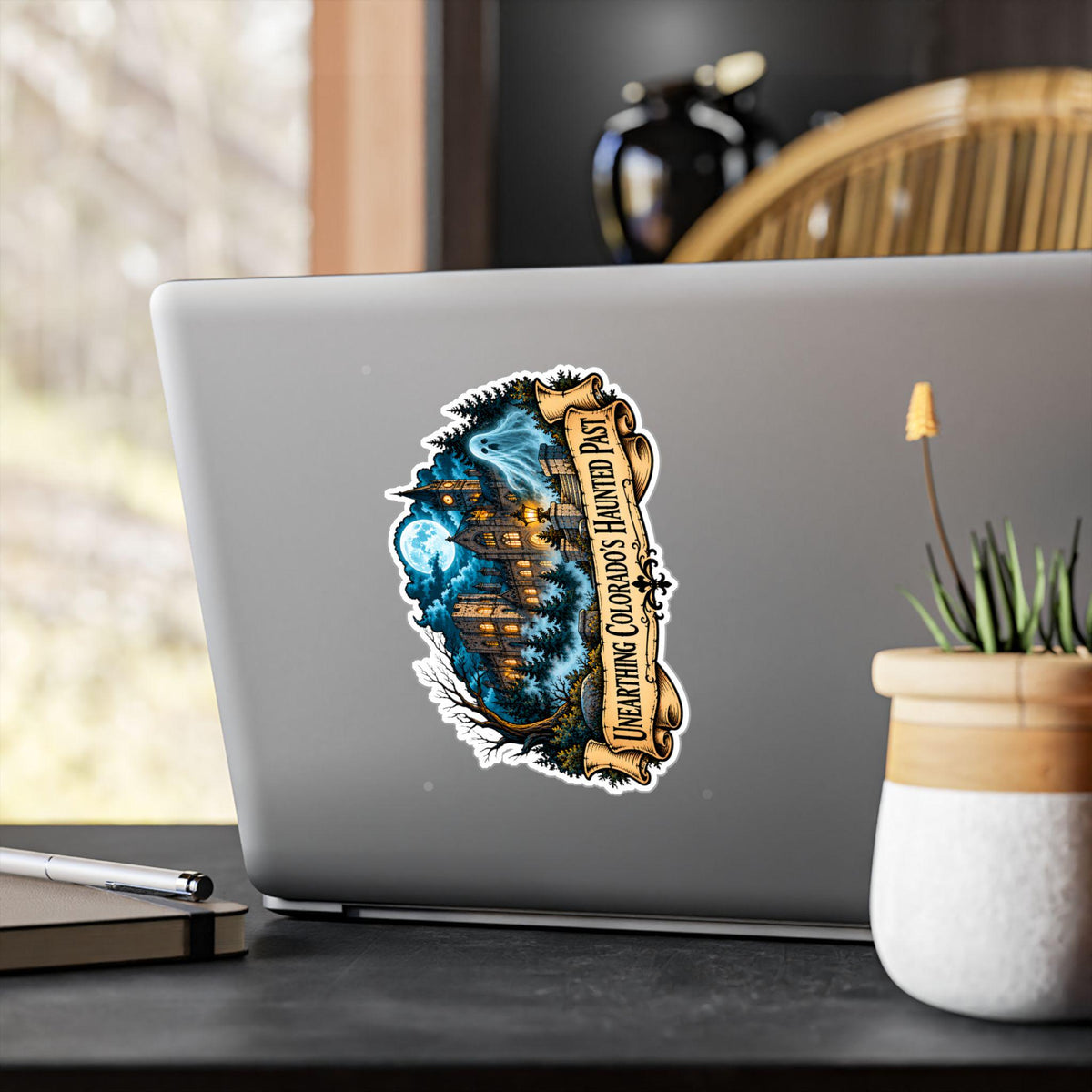 Unearthing Colorado's Haunted Past Kiss-Cut Vinyl Decal