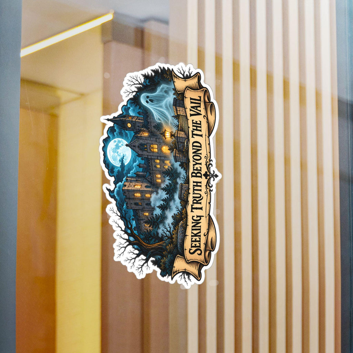 Seeking Truth Beyond the Veil Vinyl Sticker